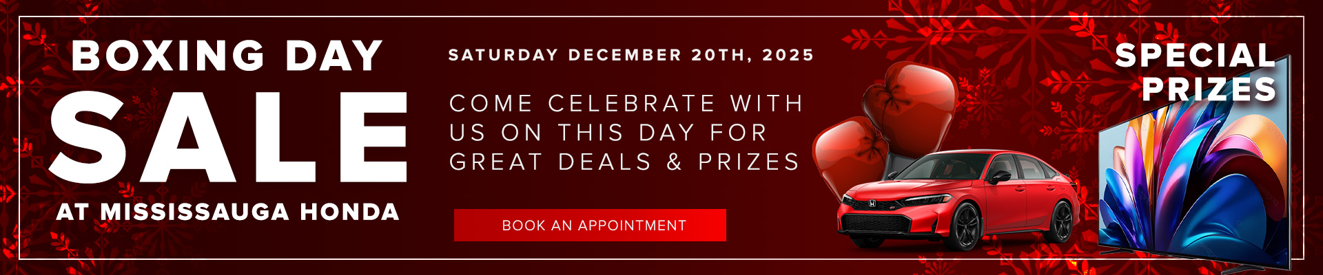 Mississauga Honda's Boxing Day Sales Event